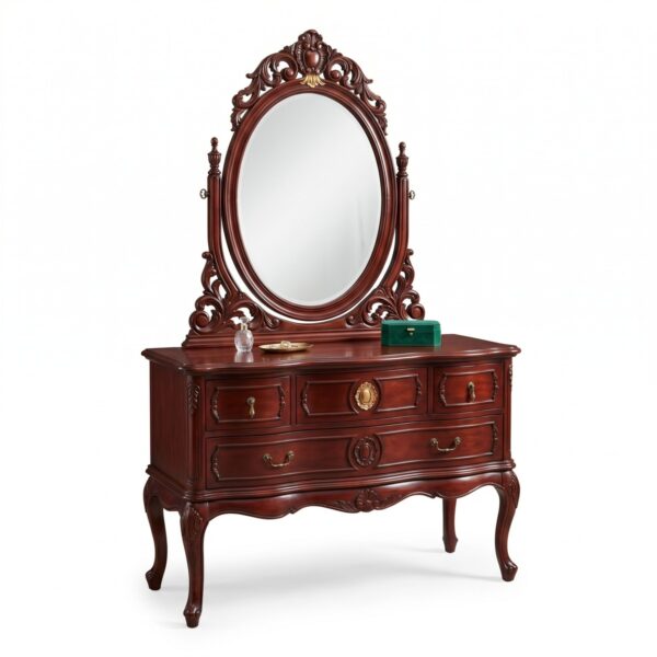 Queen Dressing Table (Mahogany Wood)