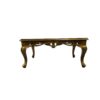 Carved Glass Top Tea Table