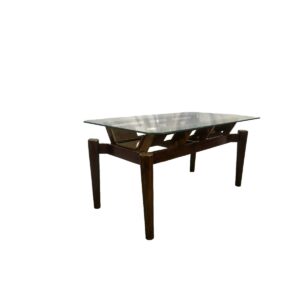 Compact Glass Top Dining Table