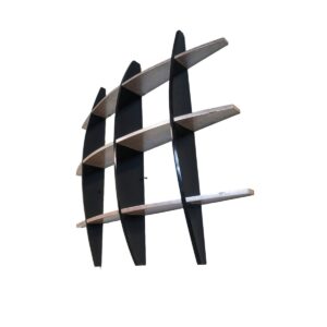 Curved Grid Wall Shelf