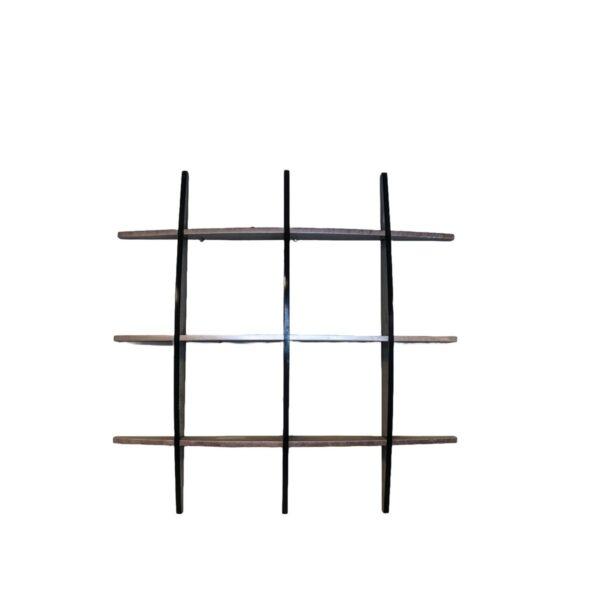 Curved Grid Wall Shelf