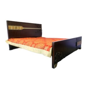 Dark Panel Storage Bed