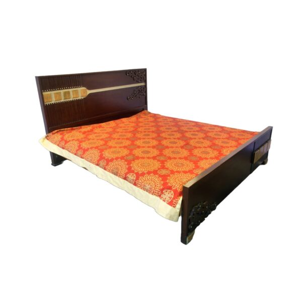 Dark Panel Storage Bed