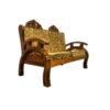 Gold Carved Double Sofa