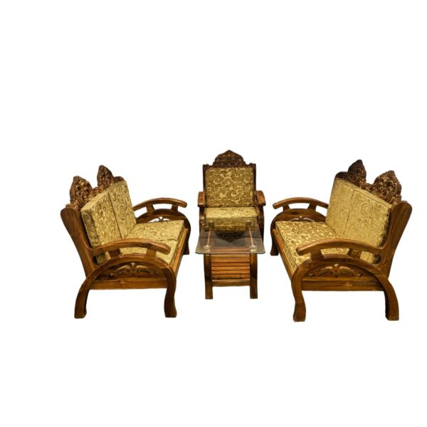 Gold Classic Sofa Set