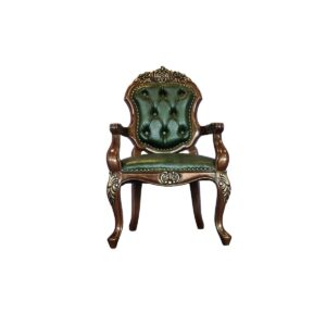 Green Tufted Accent Chair