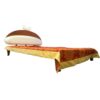 Low Curved Headboard Bed