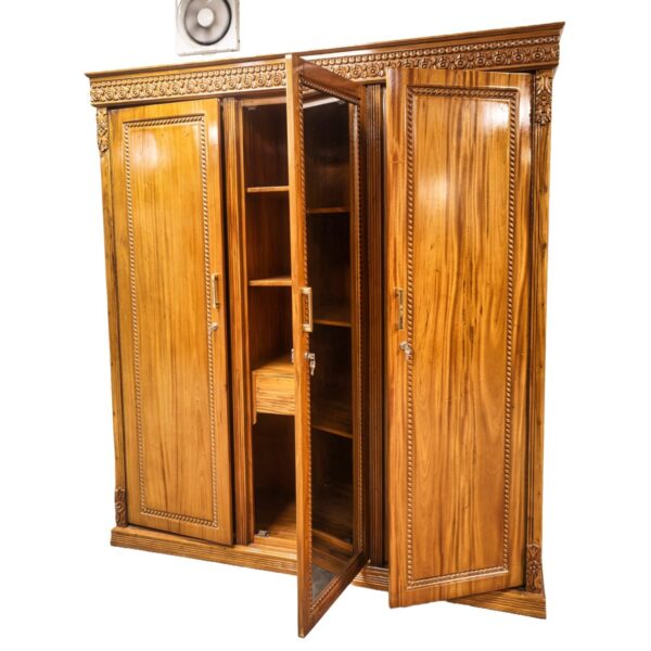 Mirror Door Wooden Almirah