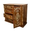 Ornate Door Drawer Cabinet