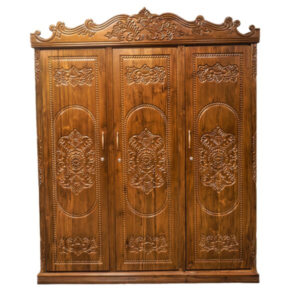 Ornate Three Door Almirah