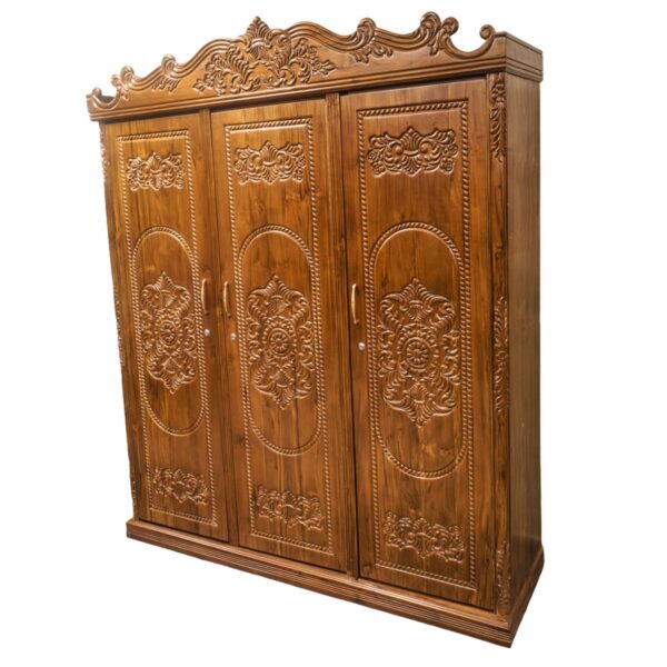 Ornate Three Door Almirah