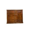 Patterned Drawer Door Cabinet