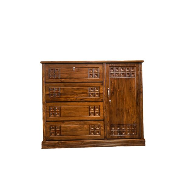 Patterned Drawer Door Cabinet