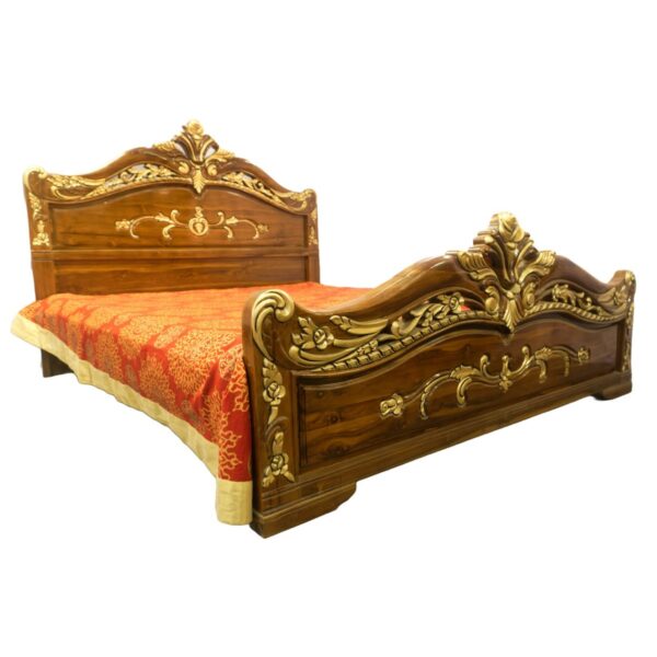 Royal Scroll Panel Bed