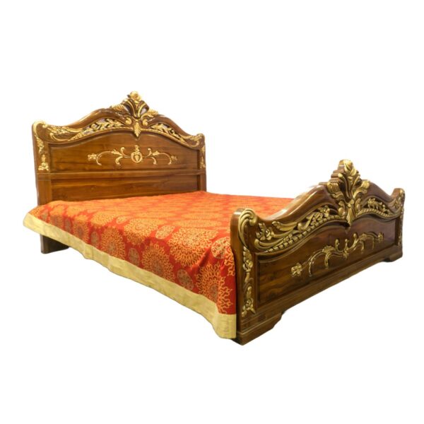 Royal Scroll Panel Bed