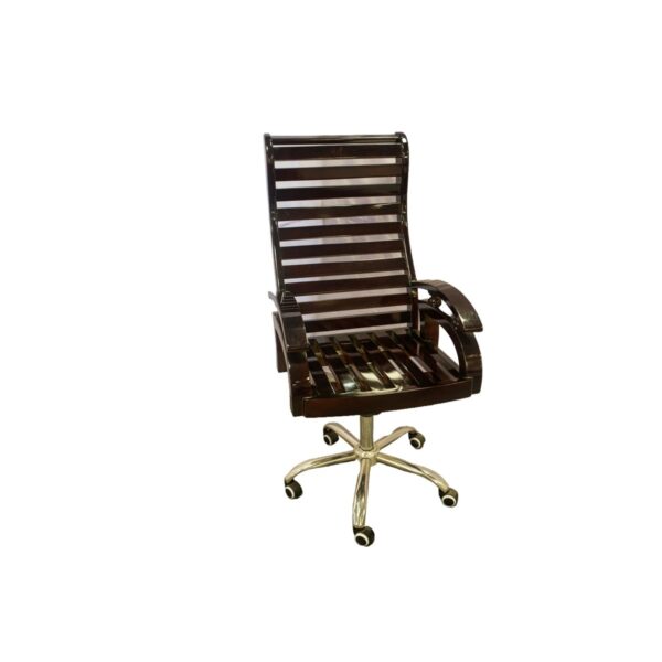 Slatted Swivel Office Chair