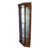 Slim Glass Corner Cabinet
