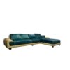 Teal Corner Sofa Set