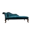 Teal Tufted Chaise Divan