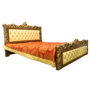 Tufted Royal Carved Bed