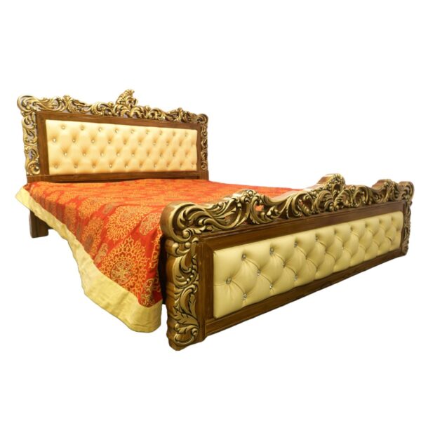 Tufted Royal Carved Bed