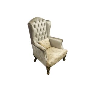 Tufted Wing Accent Chair