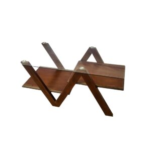 Zigzag Wooden Tea Table